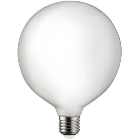 Globen lighting Lyskilde E27 LED 3-trins dæmpbar Globe 100 mm 0,4-7W, opal - Hvid | KitchenOne