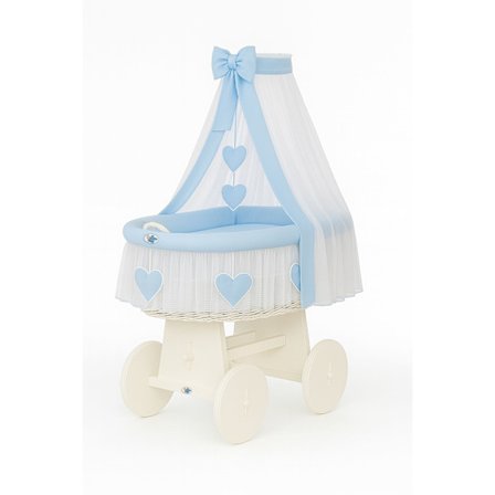 Wicker Basket for Baby - Hand -vävd spjälsäng - Säker och bekväm sovplats