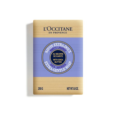 L'Occitane en Provence Savon Solide Extra-Doux Karite Lavande 250gr - Sapone