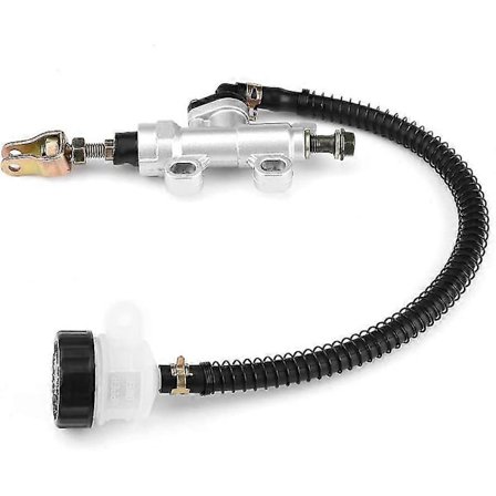 Bakre bromsmastercylinder, Motorcykel Bakre Fotbroms Master Cylinder, Hydraulisk Master Cylinder Pump Med Behållare För Motorcykel Dirt Bike Atv1st