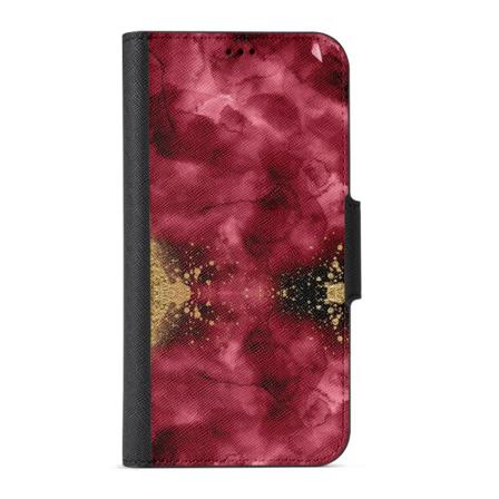 Naive Samsung Galaxy S10 Plånboksfodral - Burgendy Shimmer