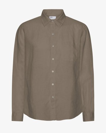 Linen Shirt - Dusty Olive - Male - M
