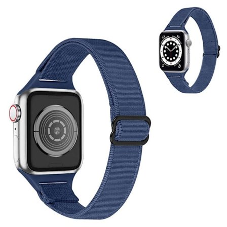 Apple Watch 40 mm klockarmband i nylon - Midnattsblå