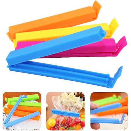 50 stk. Snacks Plastposeklemmer Klemme Poseforsegling Poseklemmer Matforseglingsklemmer{YFL}-