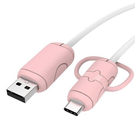 USB-kabel Android Kabelbeskyttelse Lader Tegneserie Bit Datakabelbeskyttelse