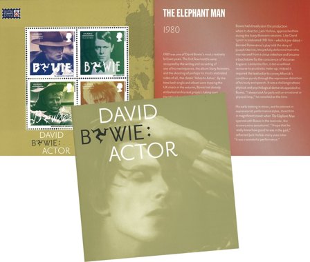 Isle of Man - David Bowie - Postfrisk hæftesammentryk