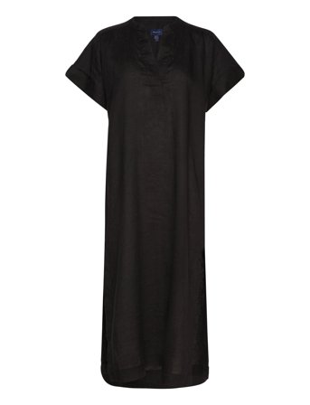 GANT Relaxed Ss Linen Caftan - Black - 34