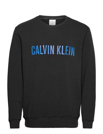 L/S Sweatshirt Sweatshirt Trøje Blå Calvin Klein