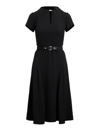 Lauren Ralph Lauren | Belted Georgette Dress | 40