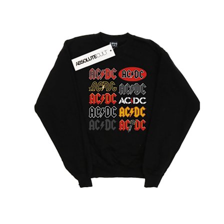 AC/DC Dam/Dam Multi Logos Sweatshirt XXL Svart