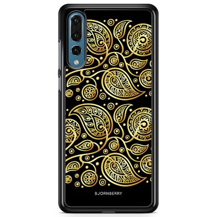 Bjornberry Skal Huawei P20 Pro - Guld Blommor