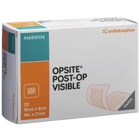 Opsite post-op visible 10x8cm