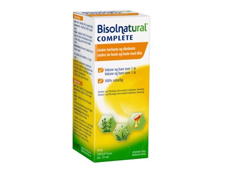 Bisolnatural Complete Hostesirup, 133 ml