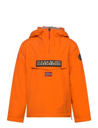 Rainforest Winter Anorak Jacket Outerwear Jackets & Coats Windbreaker Orange Napapijri