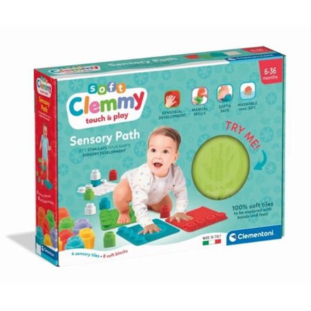 Sansemåtter - Clementoni - Clemmy - Rød - Flerfarvet - Baby - Blandet - 6 måneder - Blødt gummi