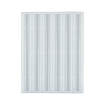 Färgglada halvrunda vaxstick form Handgjorda långa vaxstift Aroma ljusform Form Enkel konstdekor