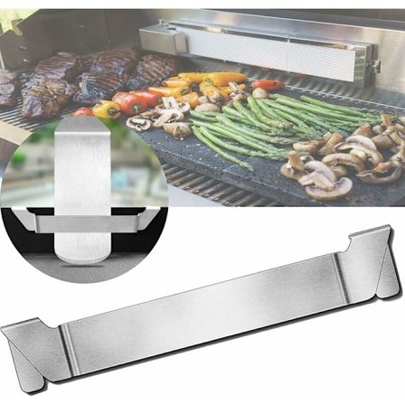 Ruostumattomasta ter ksest valmistettu grillauslastan pidike, grilliv linepidike, grillilis varusteet muille grilleille (150 mm x 250 mm x 1 mm)