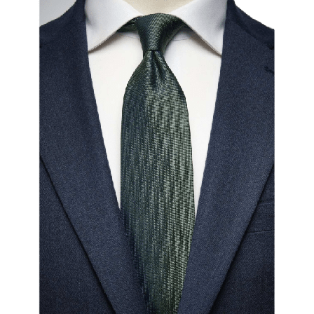 John Henric Tie Structure Accessoarer Herr Grön 7,5