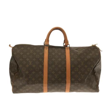 Louis Vuitton Vintage Pre-owned Canvas travel-Väska brun, Dam Vintage Väskor, Dam, Storlek: ONE SIZE
