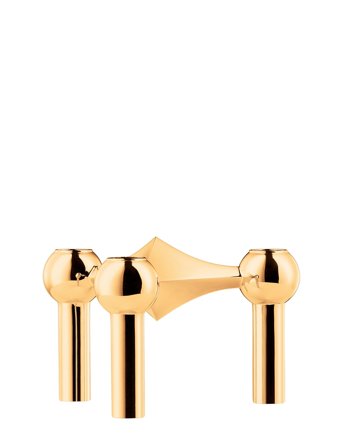 STOFF Nagel Stoff Nagel Candle Holder - Gold - H:6.90CM