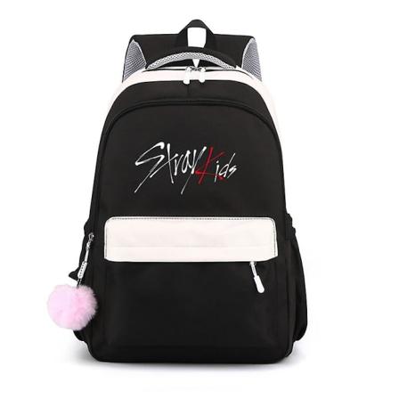 Stray Kids Kombinasjon av samme koreanske ryggsekk Skoleveske Ryggsekk koreansk stil Studentveske for menn og kvinner null none