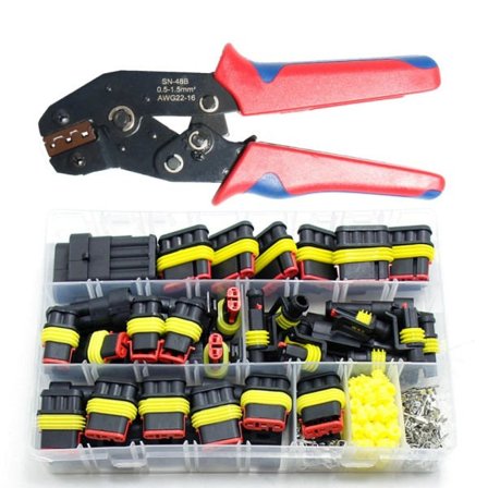 Vandtætte stik sæt biler ledning hurtig stik elektrisk i bil ledninger auto forsegling stik