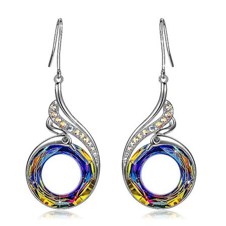 Øreringe til kvinder Gaver til hende Phoenix-serien Øreringe symboliserer held og evighed, kvinder/hende/piger/kone/mor/kæreste-b