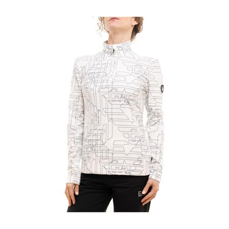 Emporio Armani Ea7, Sweatshirt Biały, Kobieta, Rozmiar: S