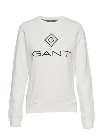 Lock Up C-Neck Sweat White GANT