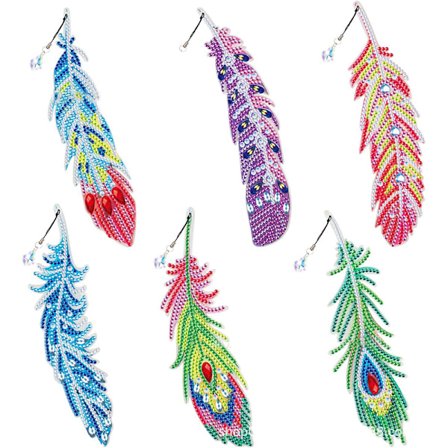 Fjer Rhinestones bogmærke