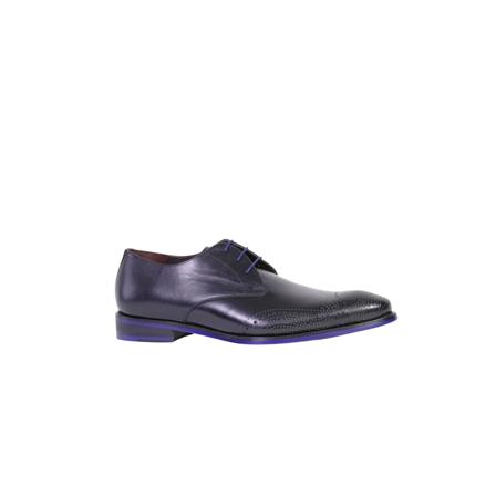 Floris van Bommel Schoenen , Zwart , Heren , Maat: 44 1/2 EU