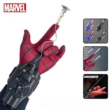 Spiderman Web Shooters Leker Spider Man Tutor Cosplay Peter Parker Tilbehør Rekvisitter Hansker For Barn
