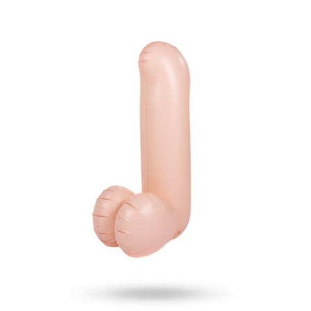 Blow-up Dick - 80 cm - Flesh - Vuxen.se - Roliga prylar för svensexa, möhippa och fester