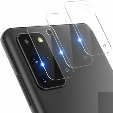2-PACK Samsung S20 Plus Kamera Skydd Linsskydd Transparent