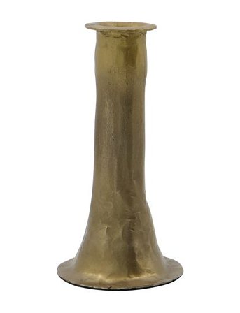house doctor | Candle Holder, Hdticca, Antique Gold | 6.5X6.5X13CM