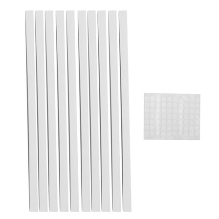 Kaffe Kapsel Strip Oppbevaring Organisering Veggmontert Kaffe Pod Holder Strip for Counter Kjøkken Lim Magnet Hvit