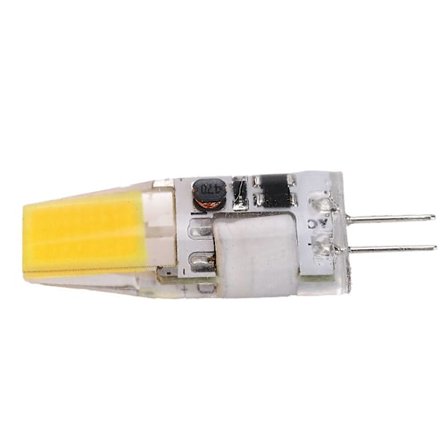 G4 LED COB Polttimo 5W 600LM Silikoni Kattokruunu Kattolamppu Polttimo AC/DC 12V 4.2x1.3cm Luonnonvalo 40004500K