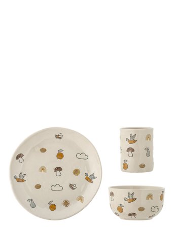 Agnes Tableware Set Patterned Bloomingville