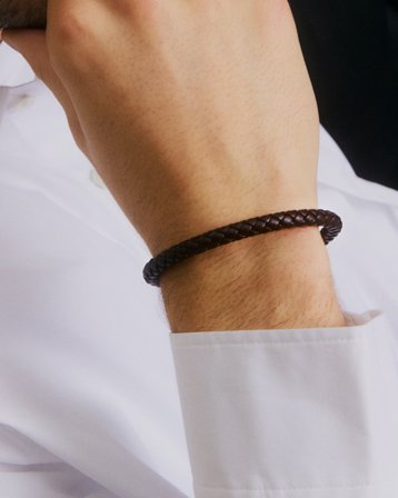 Edblad Franky Bracelet Leather Brun Smykker Gutt - Kids Brand Store