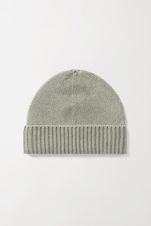 Soft Goat - Chunky Beanie - Kashmirmössa - One Size - Sage Green