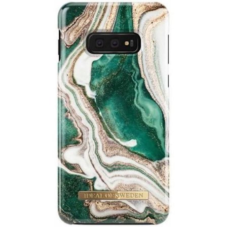 iDeal of Sweden Fashion Suojakuori Samsung Galaxy S10e:lle - Golden Jade Marble Monivärinen