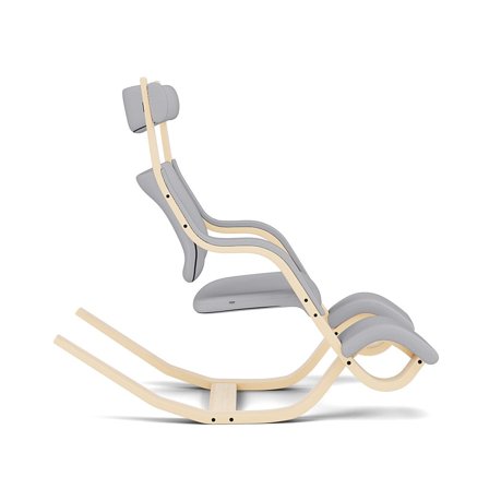 Varier Furniture Gravity - Grey Polyester - Natural base