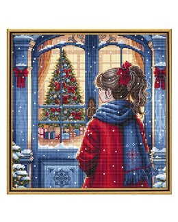 Broderikit Billede Julens Håb - AVA Stitch