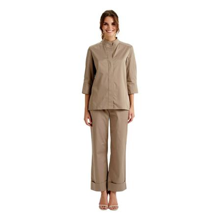 Dea Kudibal Aya NS (Co) Shirt Brun, Dame Skjorter