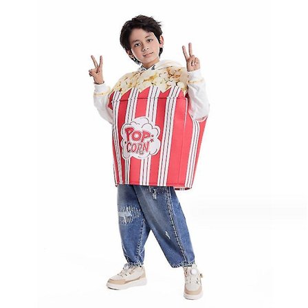 Halloween Popcorn Kostume, Kreativ Mad Kostume til Pige Dreng Cosplay Fest