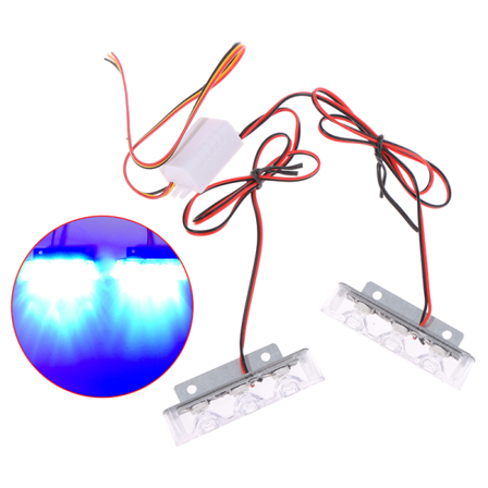 IC Polis-LED-strobelys Politi-lamper LED Blå