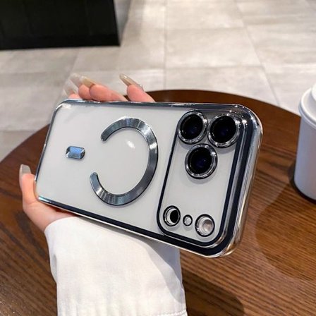 iPhone 17 Pro Max Deksel med Magnetisk Kamerabeskyttelse & Trådløs Lading, Støtsikkert Telefondesksel