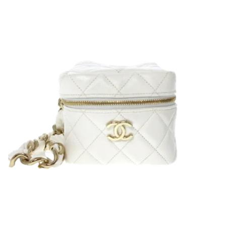 Chanel Vintage, Pre-owned Shoulder Bags Wit, Dames, Maat:ONE Size
