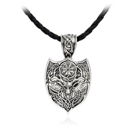 Norse Wolf Vikings Necklace Halsband
