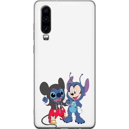 Huawei P30 Gennemsigtig cover Stitch Mickey Mouse